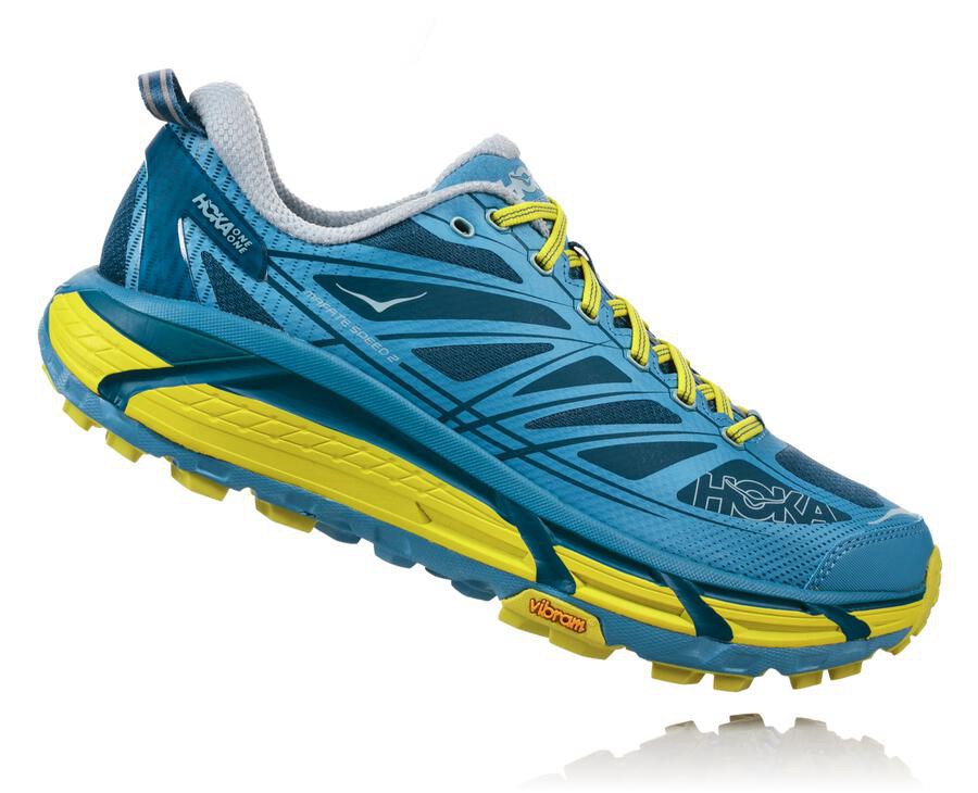 Tenis Hoka One One Trail Hombre Azules - Mafate Speed 2 - BAHZ95164